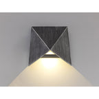 NL72039 Fauna Outdoor Wall Lamp LED Black/Silver