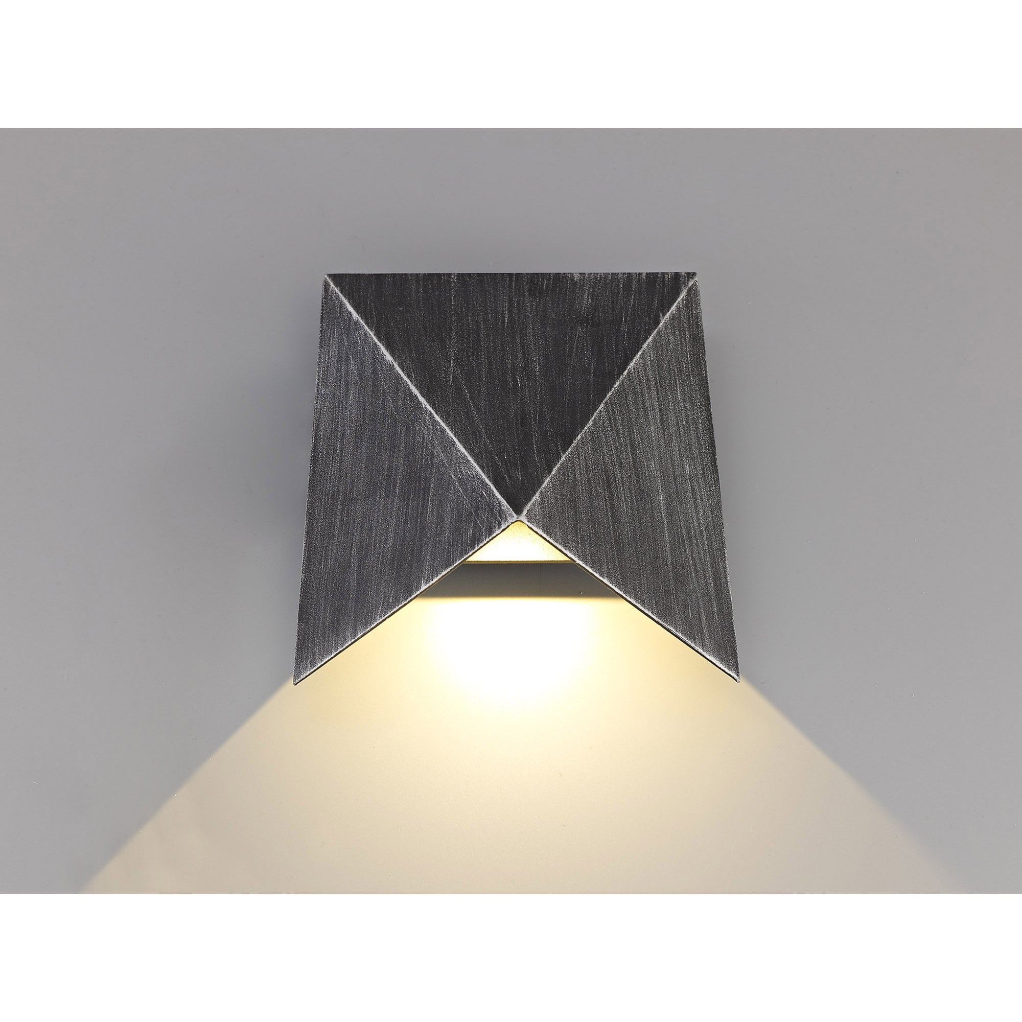 NL72039 Fauna Outdoor Wall Lamp LED Black/Silver