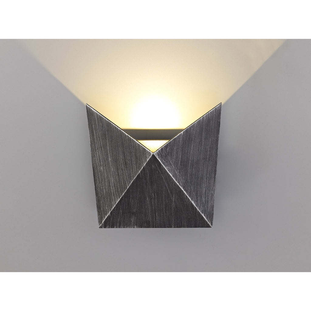 NL72039 Fauna Outdoor Wall Lamp LED Black/Silver