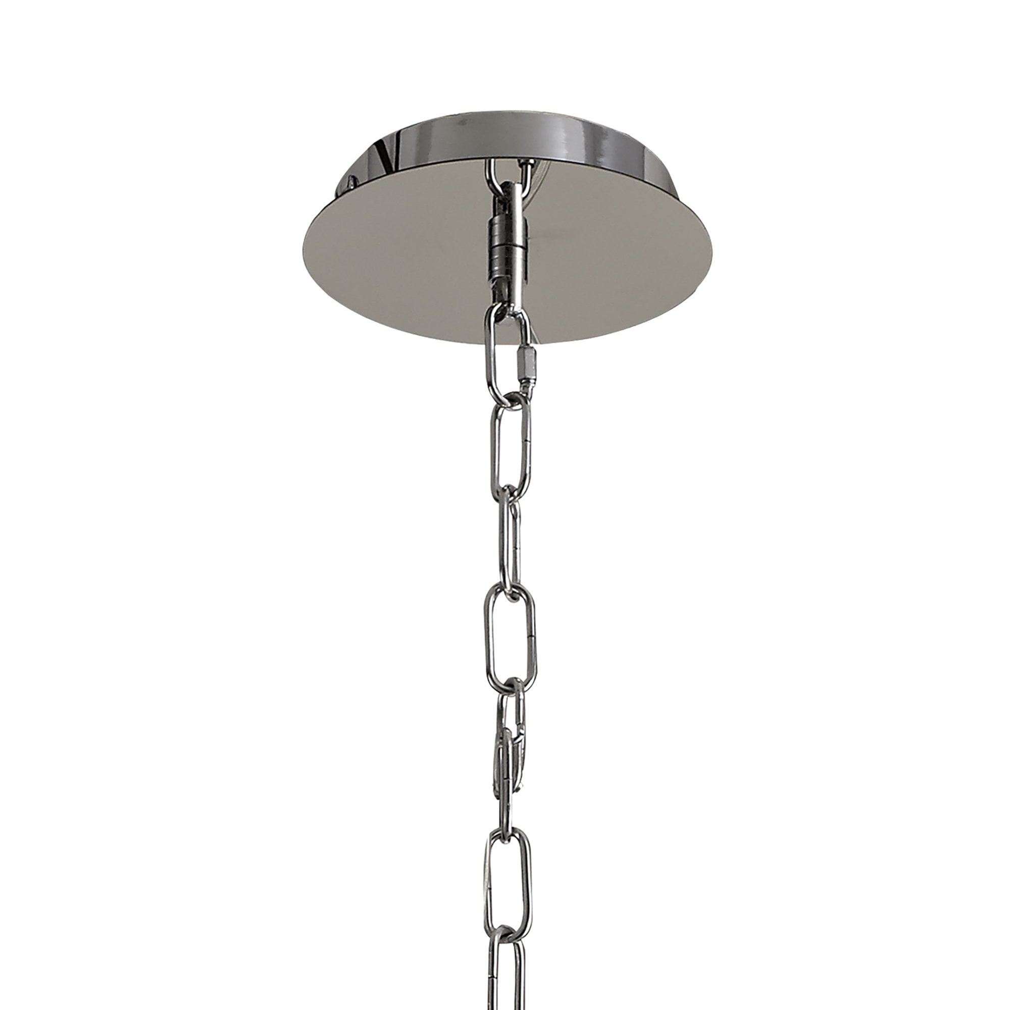 NL71149 Hooley Pendant/Semi Ceiling Convertible 7 Light Polished Chrome/Crystal