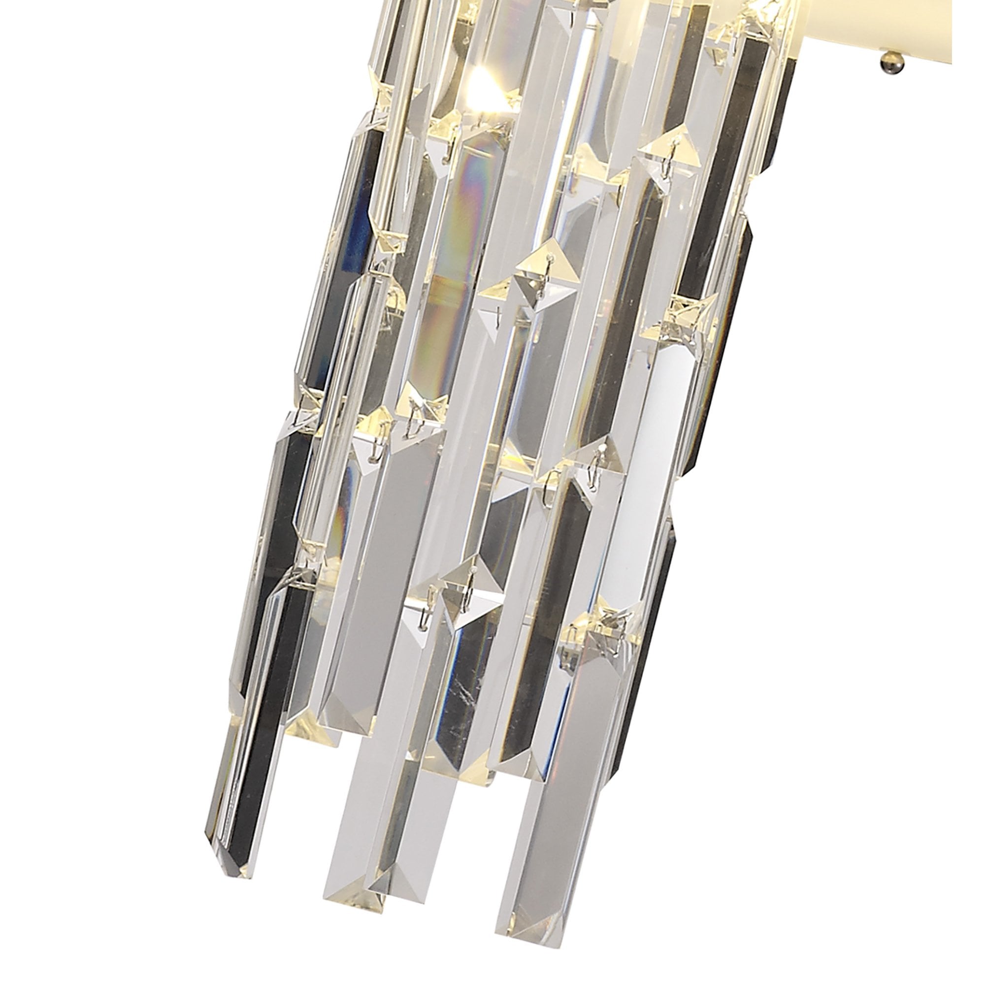 NL71149 Hooley Pendant/Semi Ceiling Convertible 7 Light Polished Chrome/Crystal