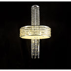 NL71149 Hooley Pendant/Semi Ceiling Convertible 7 Light Polished Chrome/Crystal