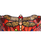 NL72739 Heidi Tiffany Wall Lamp 2 Light Purple/Pink/Crystal
