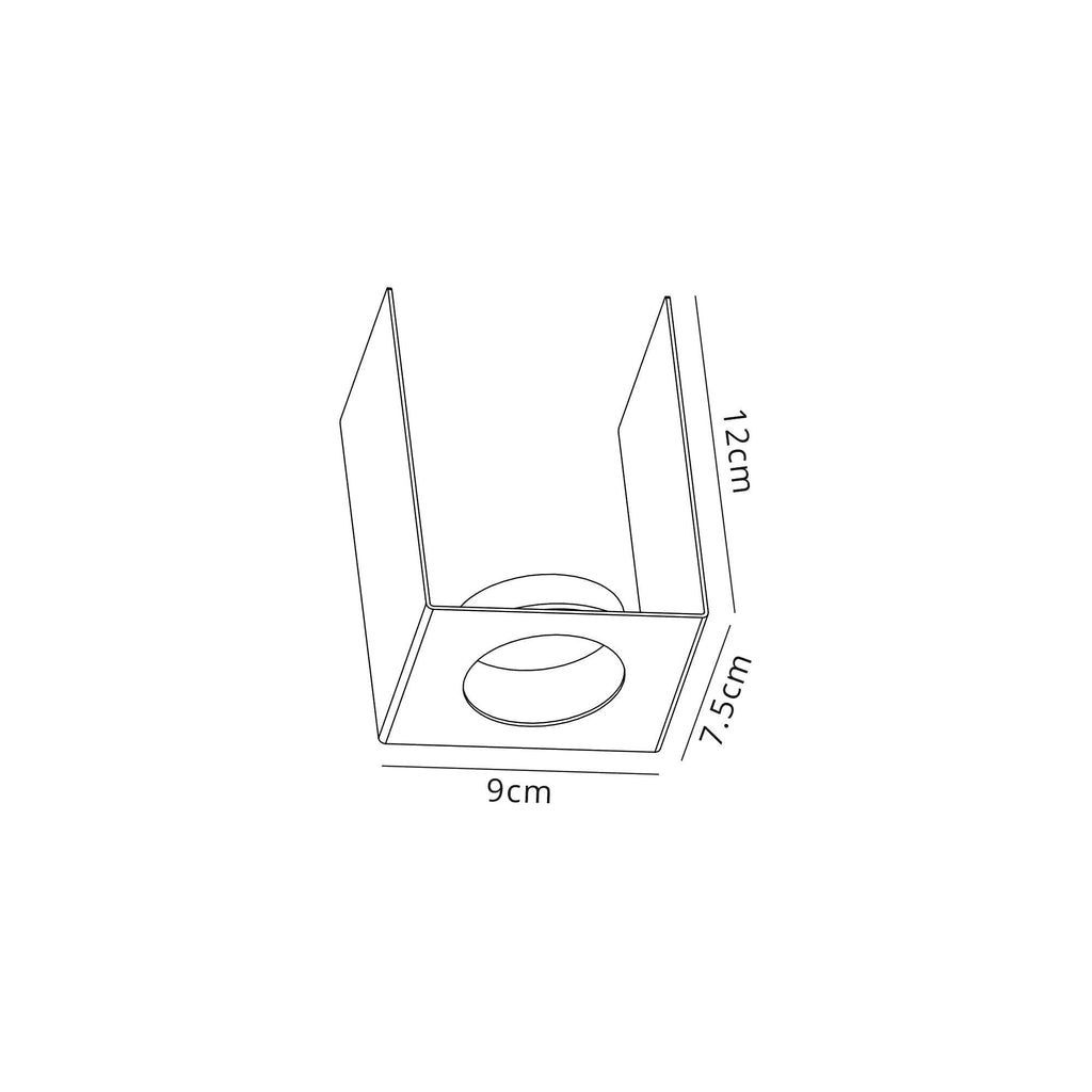 NL71419 Inigo Non-Electric Cover Suitable For 1 Light NL71399 Matt Black