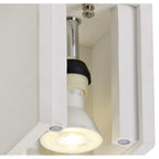 NL71439 Inigo Ceiling 2 Light White Paintable Gypsum