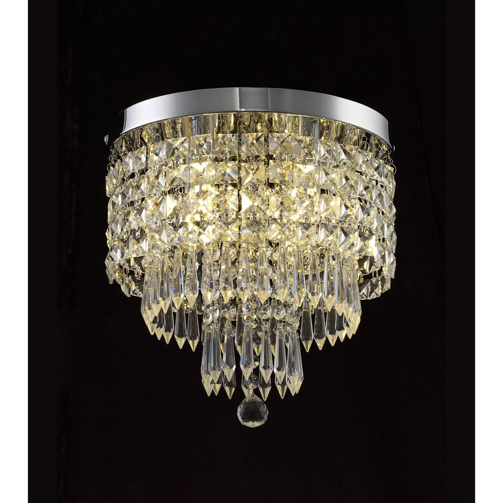 NL70569 Isabelle Bathroom Ceiling  Light 4 Light Polished Chrome/Crystal