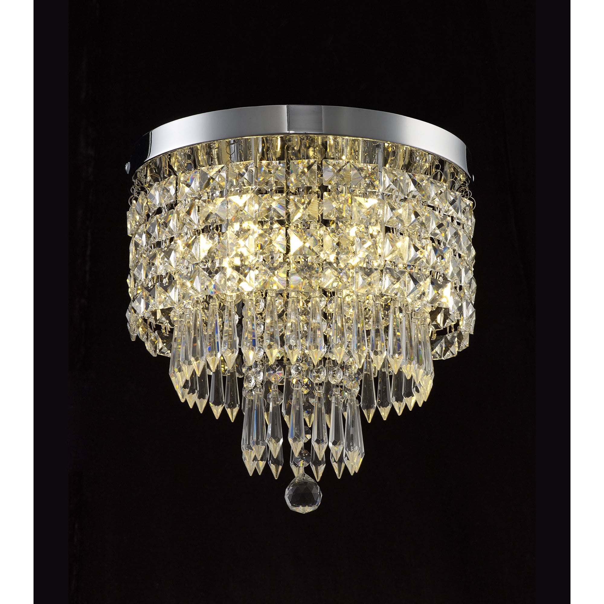 NL70569 Isabelle Bathroom Ceiling  Light 4 Light Polished Chrome/Crystal