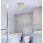 NL70569 Isabelle Bathroom Ceiling  Light 4 Light Polished Chrome/Crystal