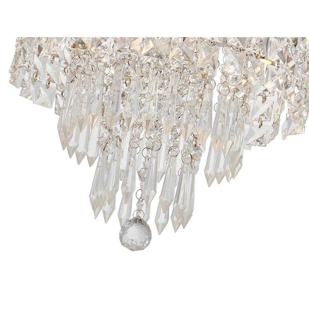 NL70569 Isabelle Bathroom Ceiling  Light 4 Light Polished Chrome/Crystal