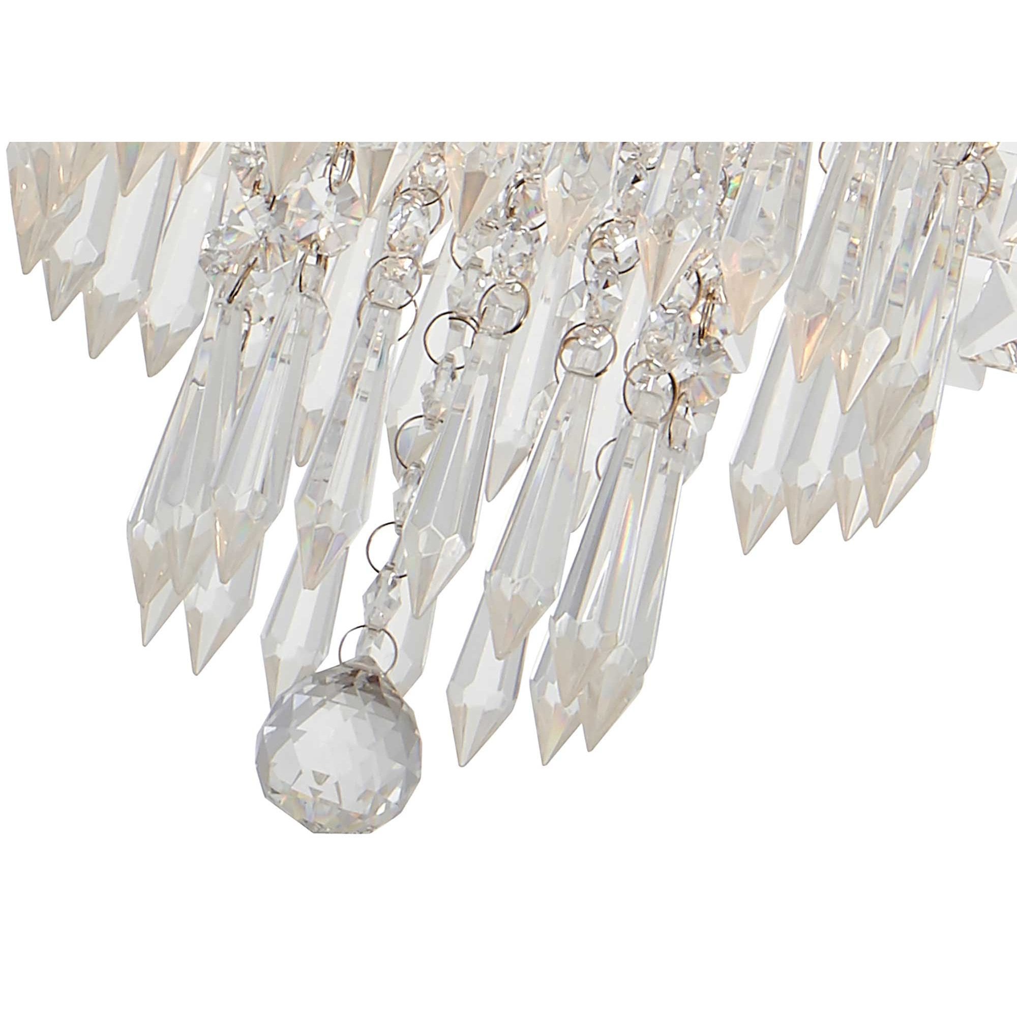 NL70569 Isabelle Bathroom Ceiling  Light 4 Light Polished Chrome/Crystal