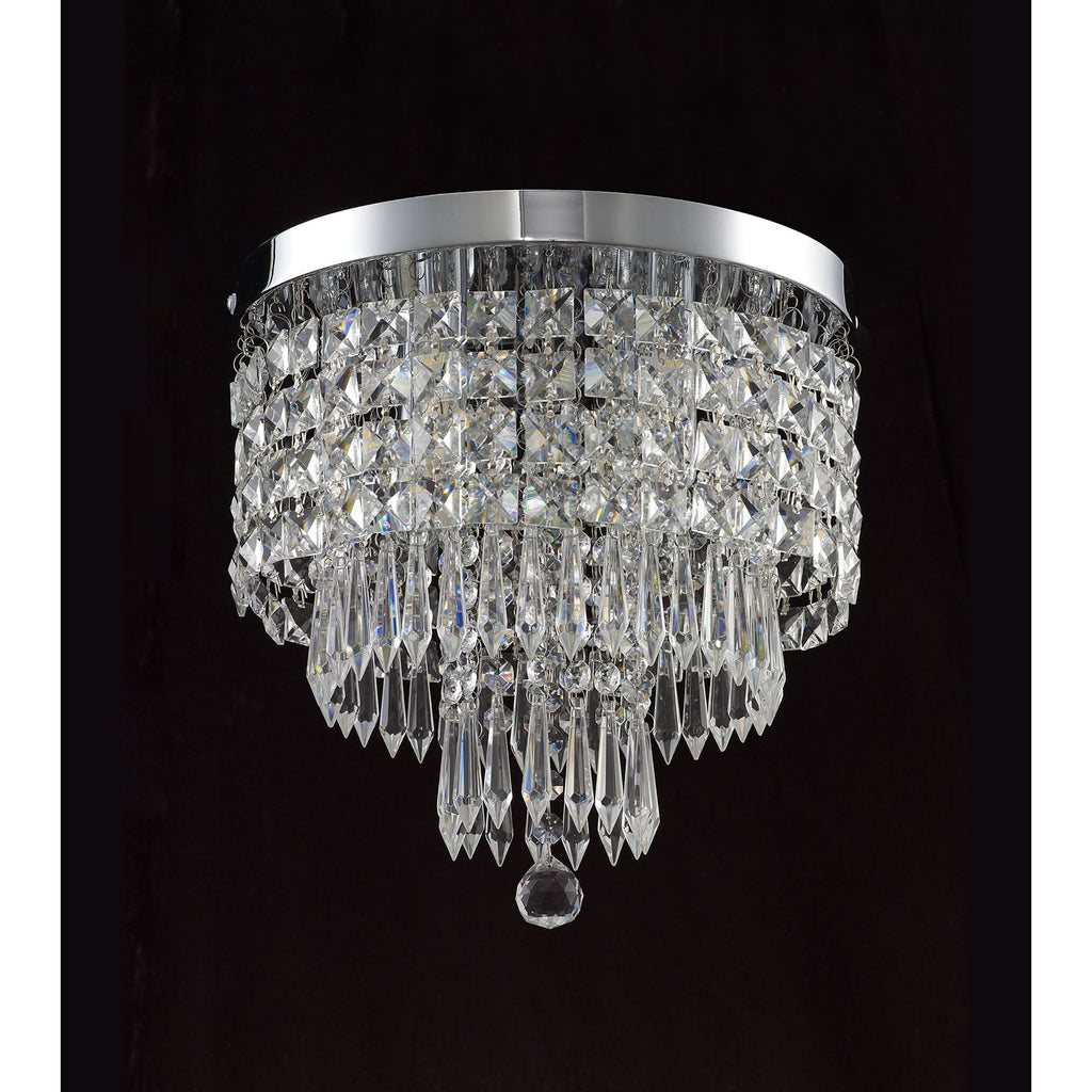 NL70569 Isabelle Bathroom Ceiling  Light 4 Light Polished Chrome/Crystal