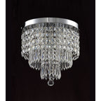 NL70569 Isabelle Bathroom Ceiling  Light 4 Light Polished Chrome/Crystal