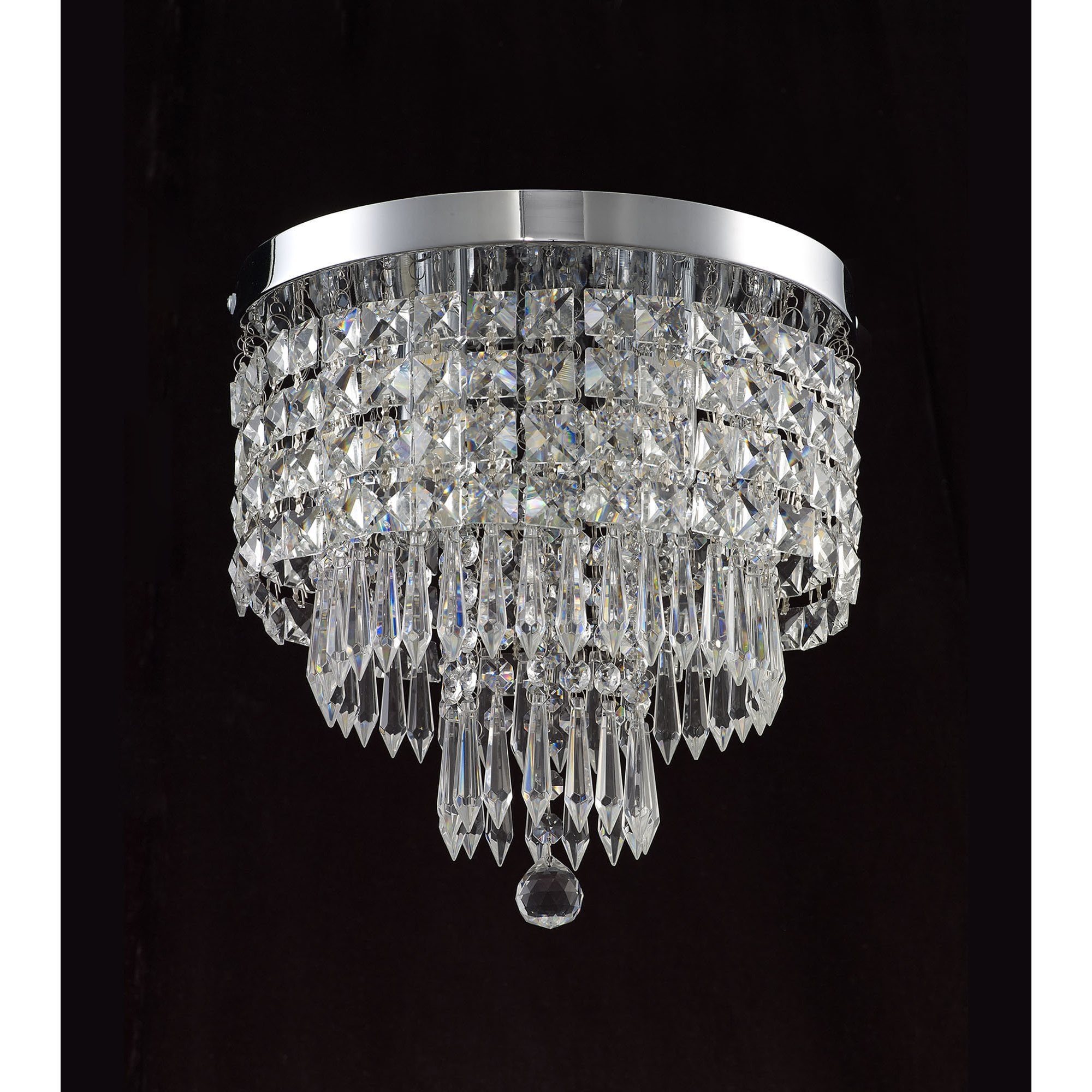NL70569 Isabelle Bathroom Ceiling  Light 4 Light Polished Chrome/Crystal