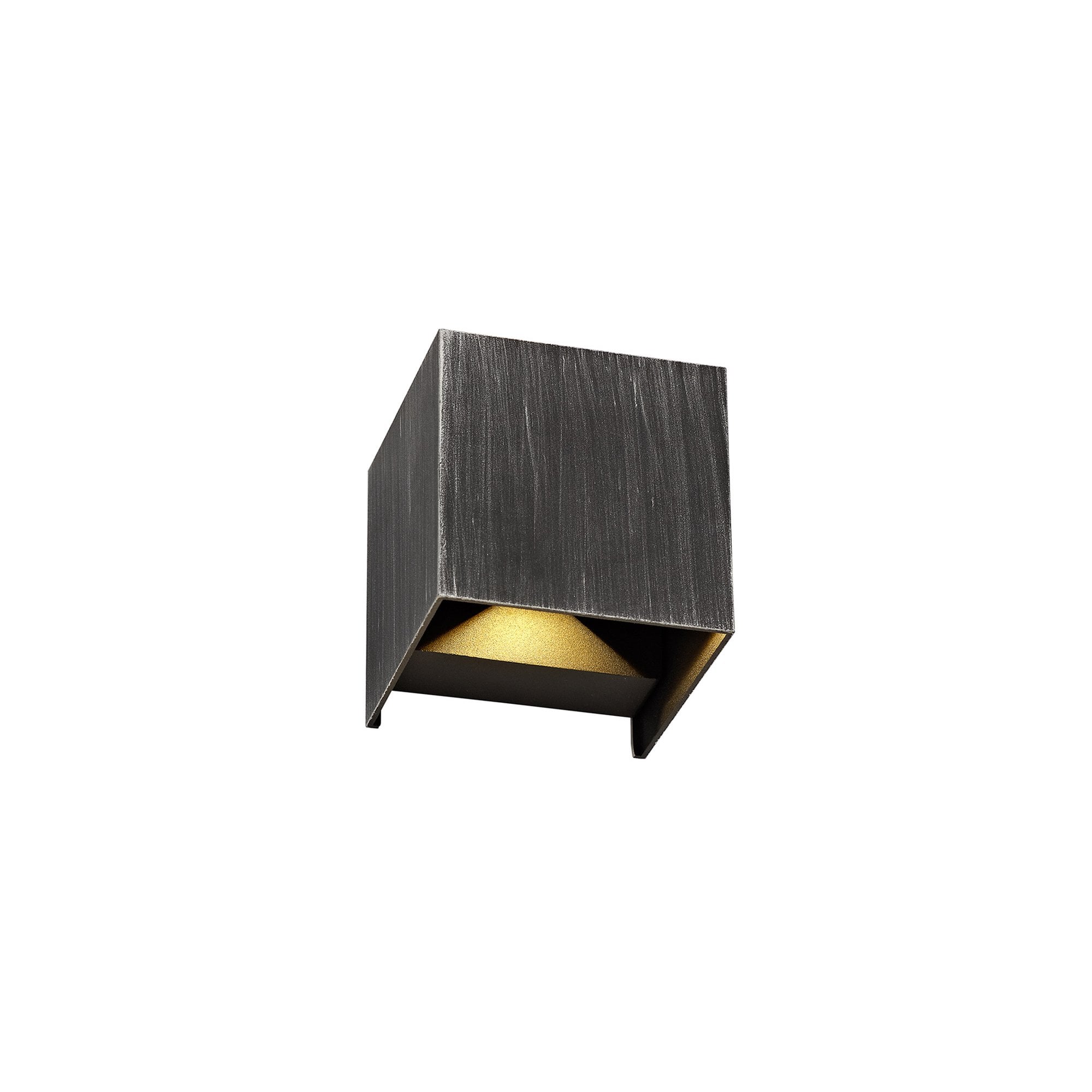 NL72109 Jude Outdoor Up & Downward  Lighting Wall Lamp 2 Light LED Black/Silver