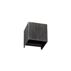 NL72109 Jude Outdoor Up & Downward  Lighting Wall Lamp 2 Light LED Black/Silver