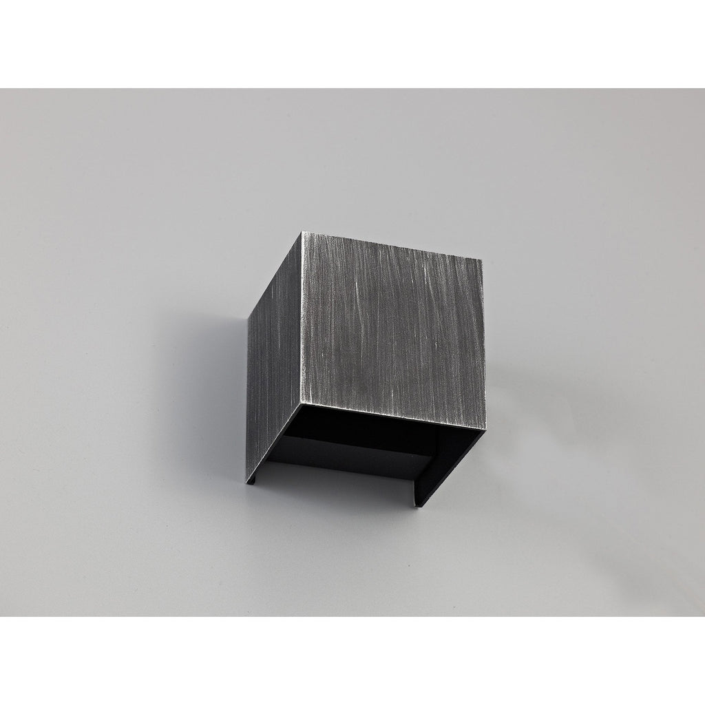 NL72109 Jude Outdoor Up & Downward  Lighting Wall Lamp 2 Light LED Black/Silver