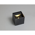 NL72109 Jude Outdoor Up & Downward  Lighting Wall Lamp 2 Light LED Black/Silver