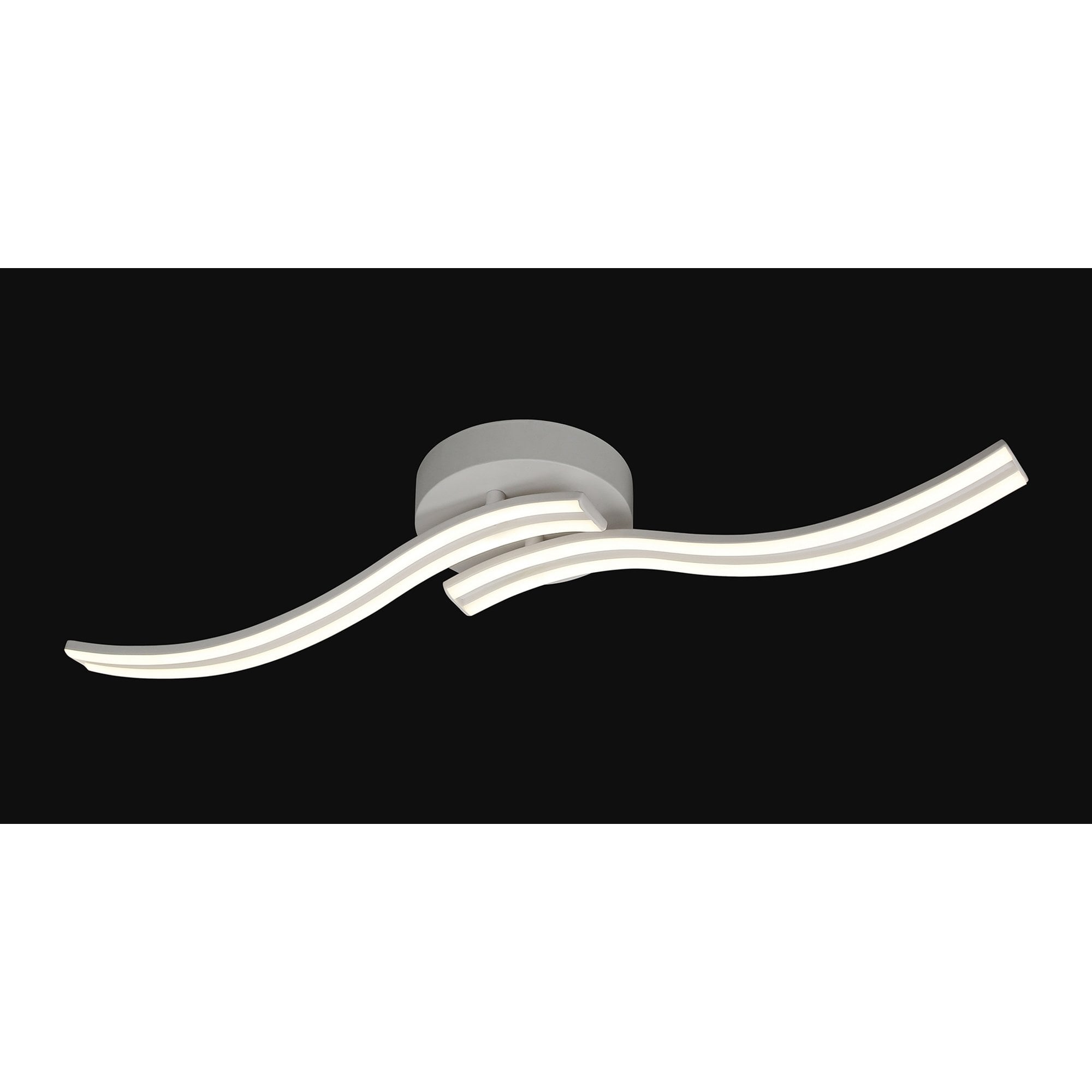 NL70929 Josh 2 Light Ceiling LED White