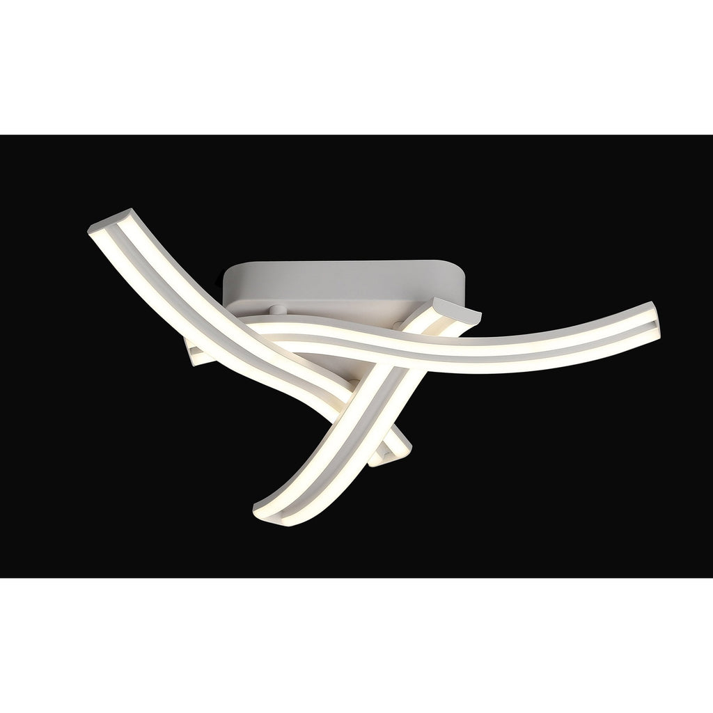 NL70939 Josh 3 Light Ceiling LED White