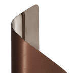 NL70309 Kally Wall Lamp Small LED Satin Brown/Polished Chrome