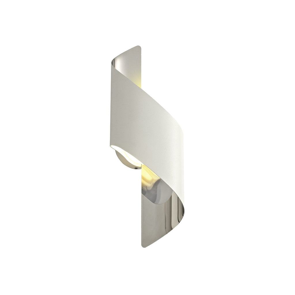 NL70329 Kally Wall Lamp Small LED White/Polished Chrome