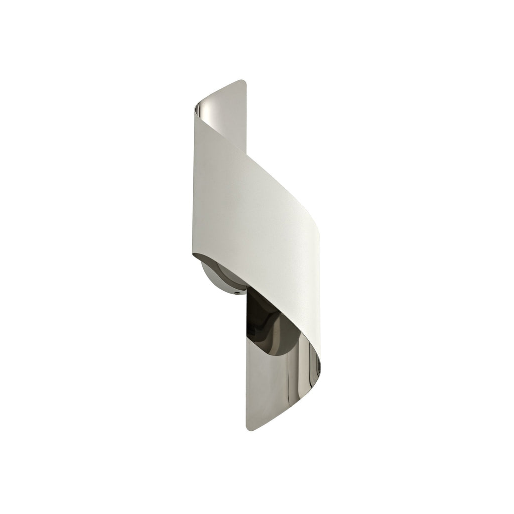NL70329 Kally Wall Lamp Small LED White/Polished Chrome