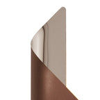 NL70339 Kally Wall Lamp Large LED Satin Brown/Polished Chrome