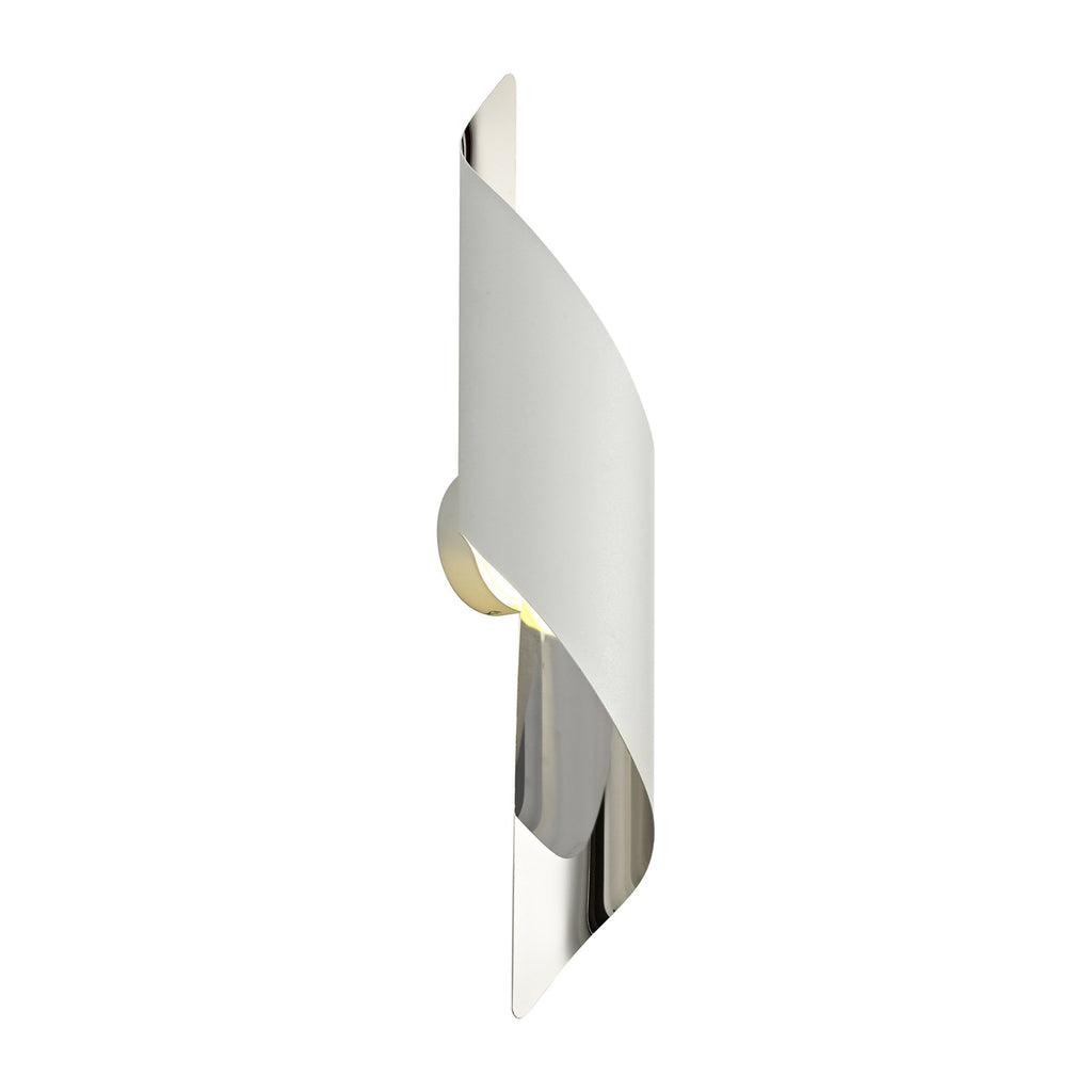 NL70359 Kally Wall Lamp Large LED White/Polished Chrome