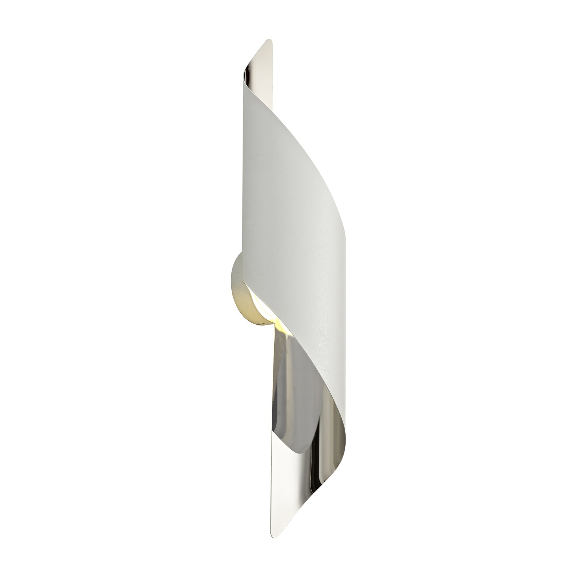 NL70359 Kally Wall Lamp Large LED White/Polished Chrome
