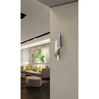 NL70359 Kally Wall Lamp Large LED White/Polished Chrome