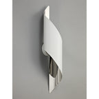 NL70359 Kally Wall Lamp Large LED White/Polished Chrome