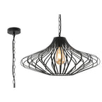NL70199 Kat Pendant 1 Light Matt Black
