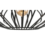 NL70199 Kat Pendant 1 Light Matt Black