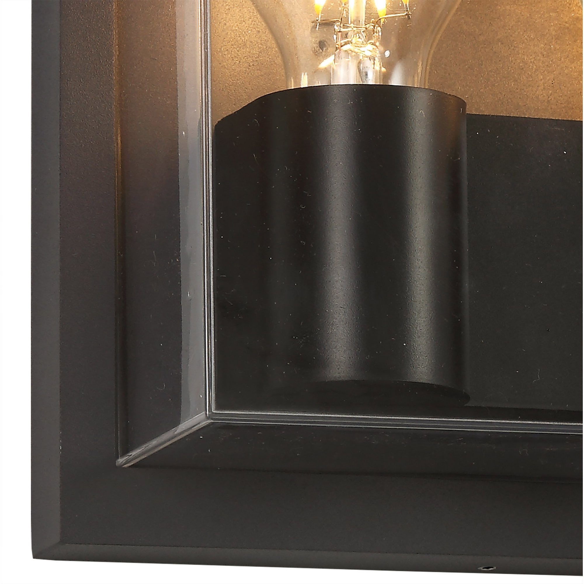 Abb Outdoor Wall  Lamp 2 Light Anthracite/Clear PC