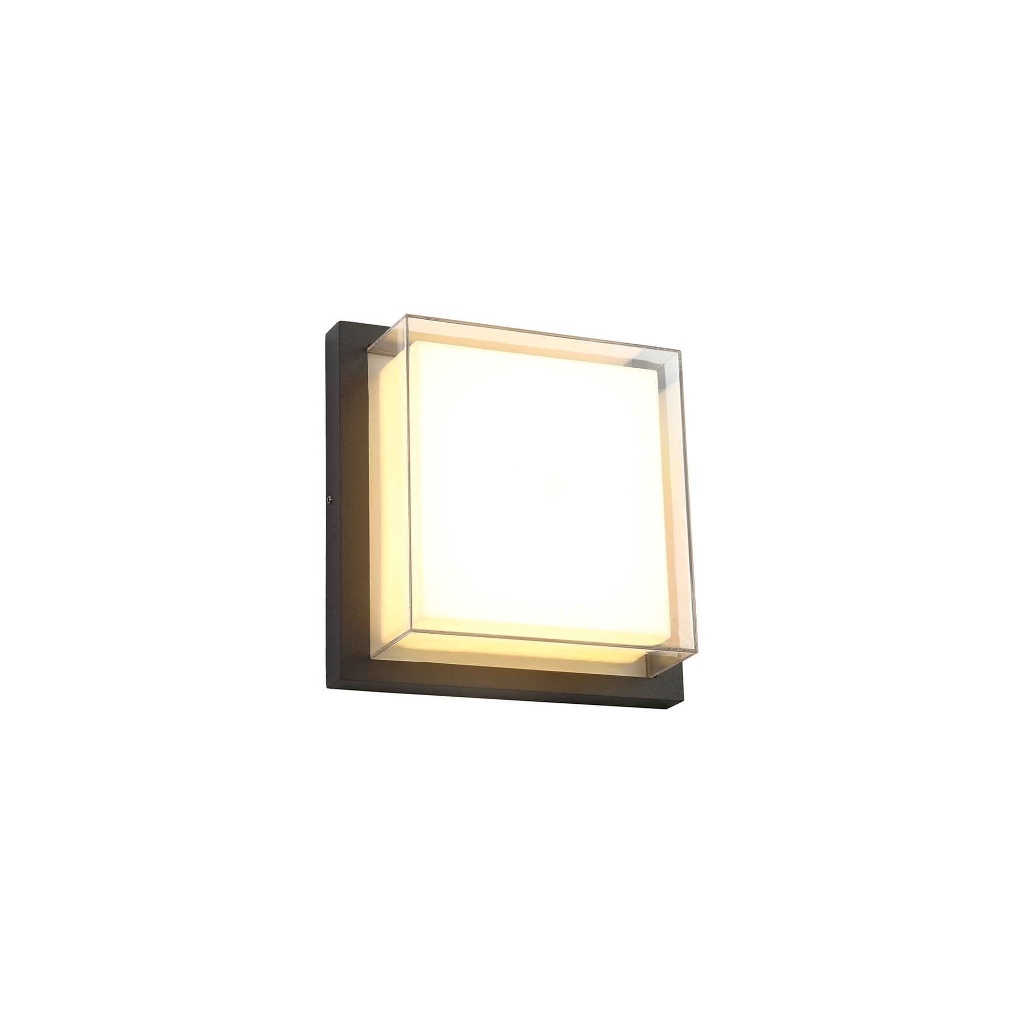 NL77849 Abb Outdoor Wall Lamp LED Anthracite/Opal/Clear PC