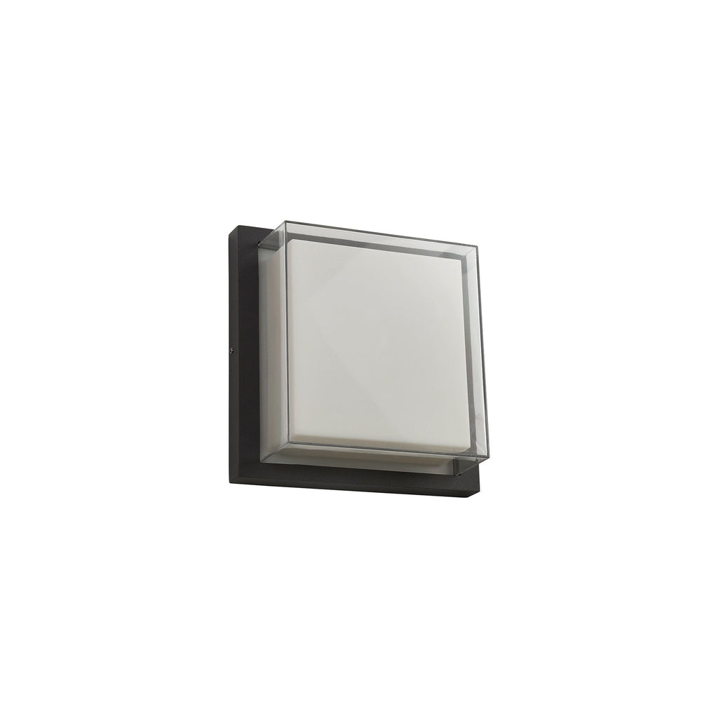 NL77849 Abb Outdoor Wall Lamp LED Anthracite/Opal/Clear PC