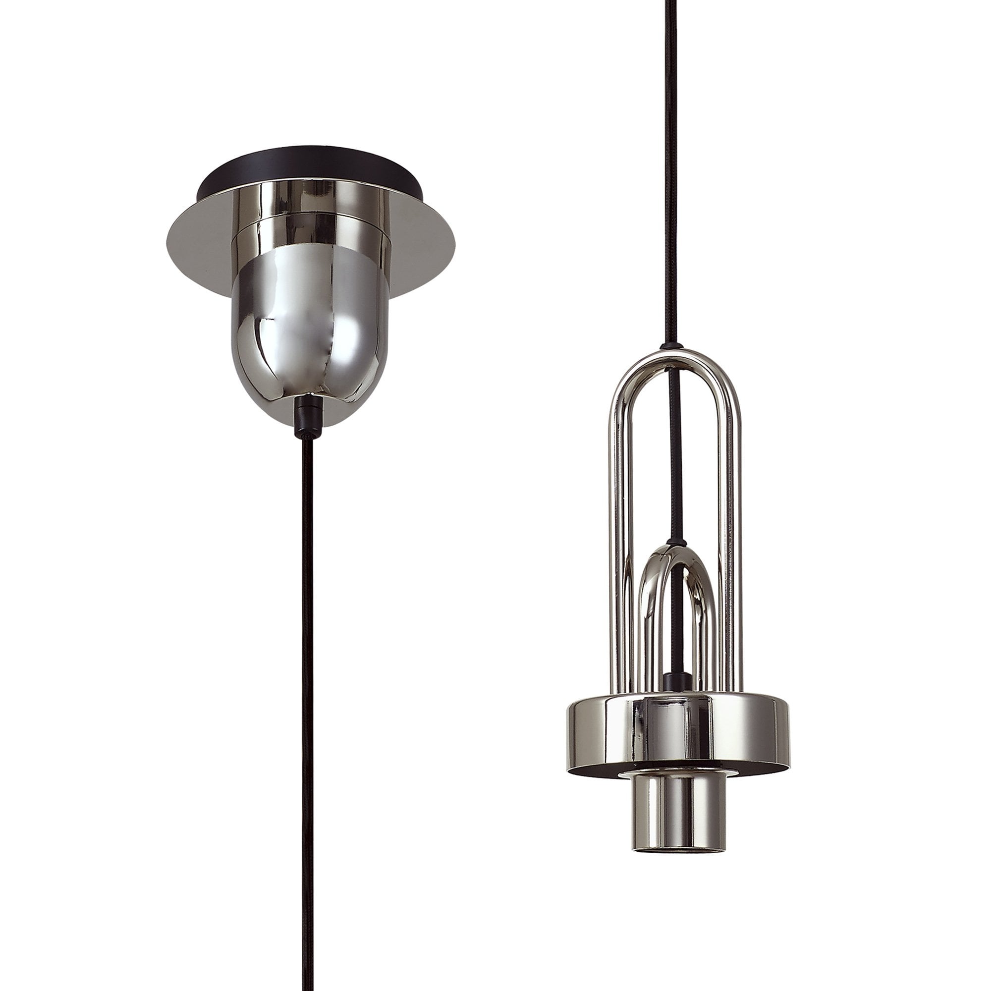 NL77869 Amsterdam Suspension Kit Polished Nickel/Matt Black