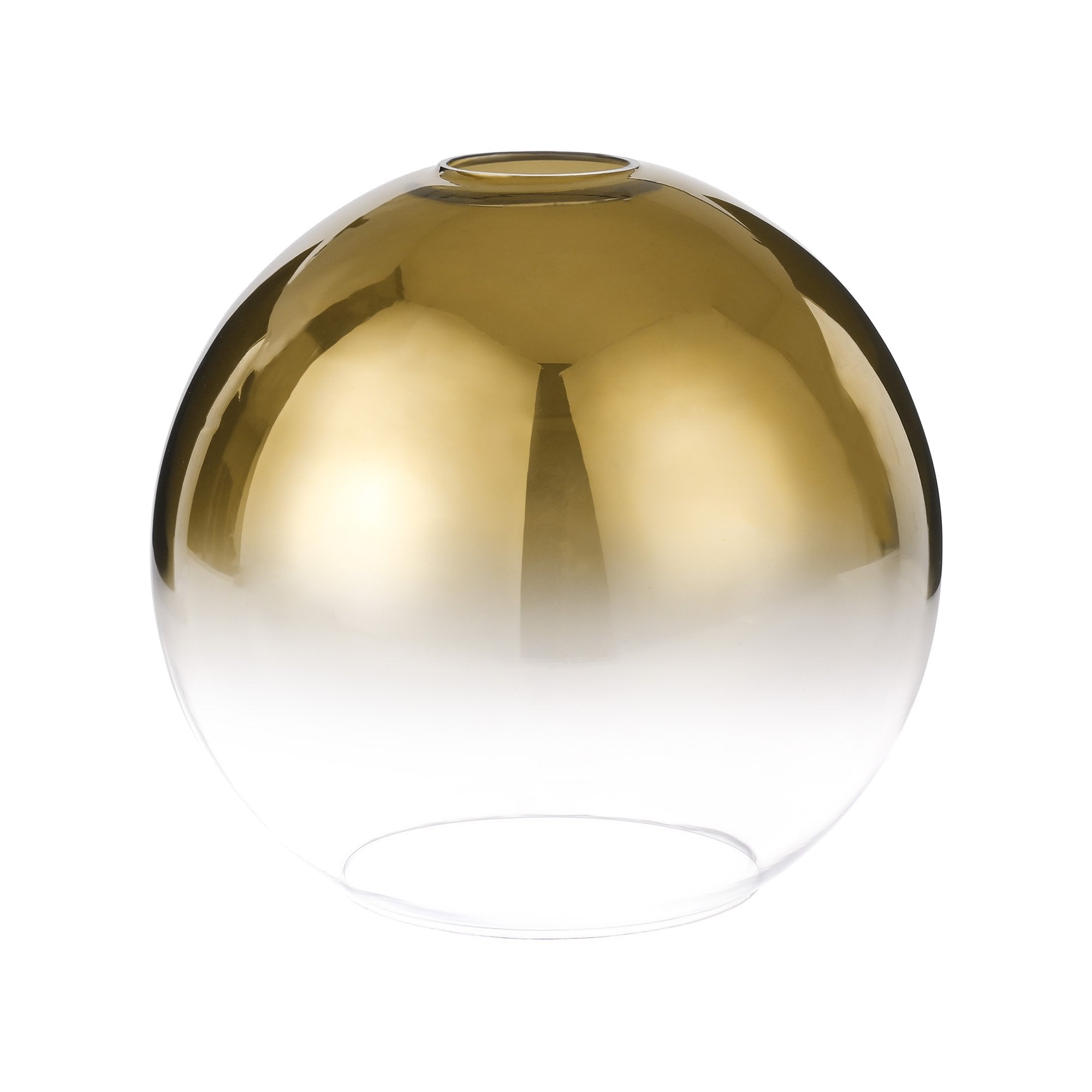 NL77909 Amsterdam  30cm Globe Glass Brass Gold/Clear