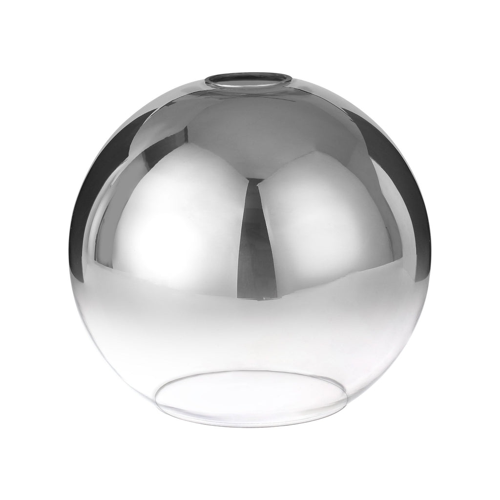 NL77919 Amsterdam 30cm Globe Glass Smoked/Clear