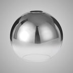 NL77919 Amsterdam 30cm Globe Glass Smoked/Clear