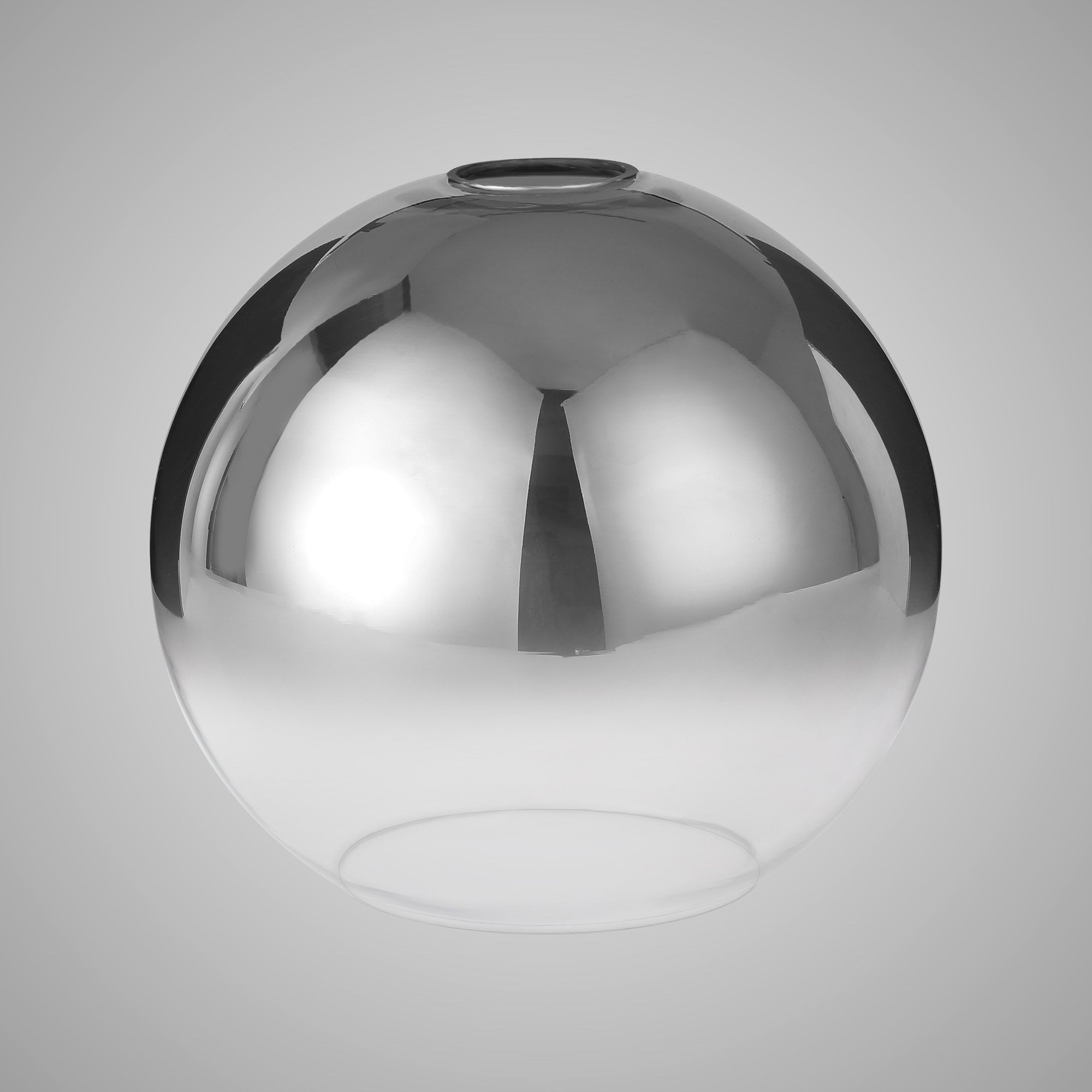 NL77919 Amsterdam 30cm Globe Glass Smoked/Clear