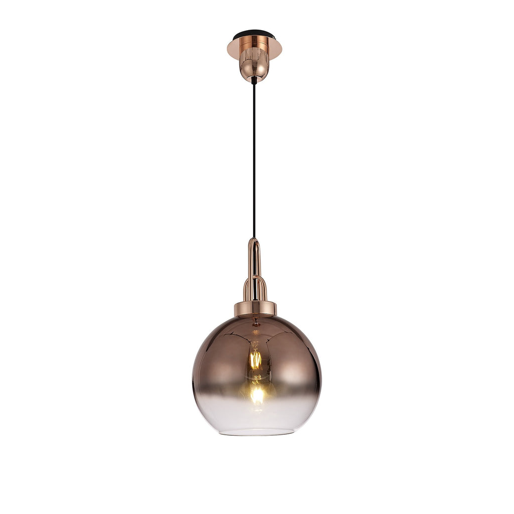NL77929 Amsterdam 30cm Globe Glass Copper/Clear