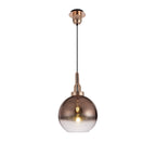 NL77929 Amsterdam 30cm Globe Glass Copper/Clear