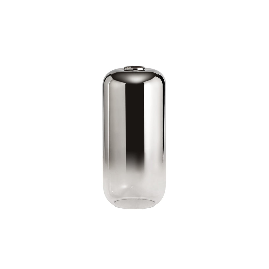 NL77949 Amsterdam 16cm Cylinder Glass Smoked/Clear