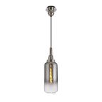 NL77949 Amsterdam 16cm Cylinder Glass Smoked/Clear