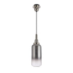 NL77949 Amsterdam 16cm Cylinder Glass Smoked/Clear