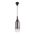 NL77949 Amsterdam 16cm Cylinder Glass Smoked/Clear