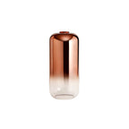 NL77959 Amsterdam 16cm Cylinder Glass Copper/Clear