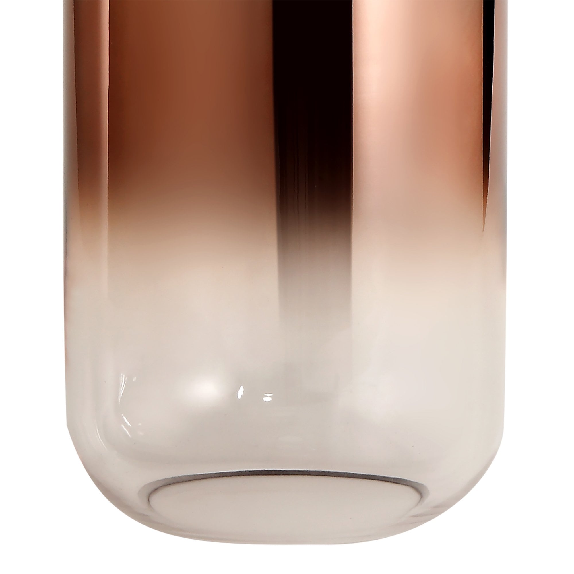 NL77959 Amsterdam 16cm Cylinder Glass Copper/Clear