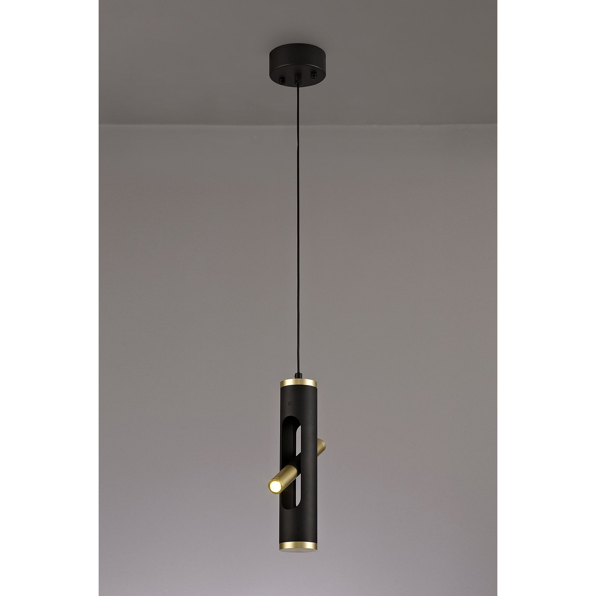 NL76699 Acoza Pendant LED Sand Black/Gold